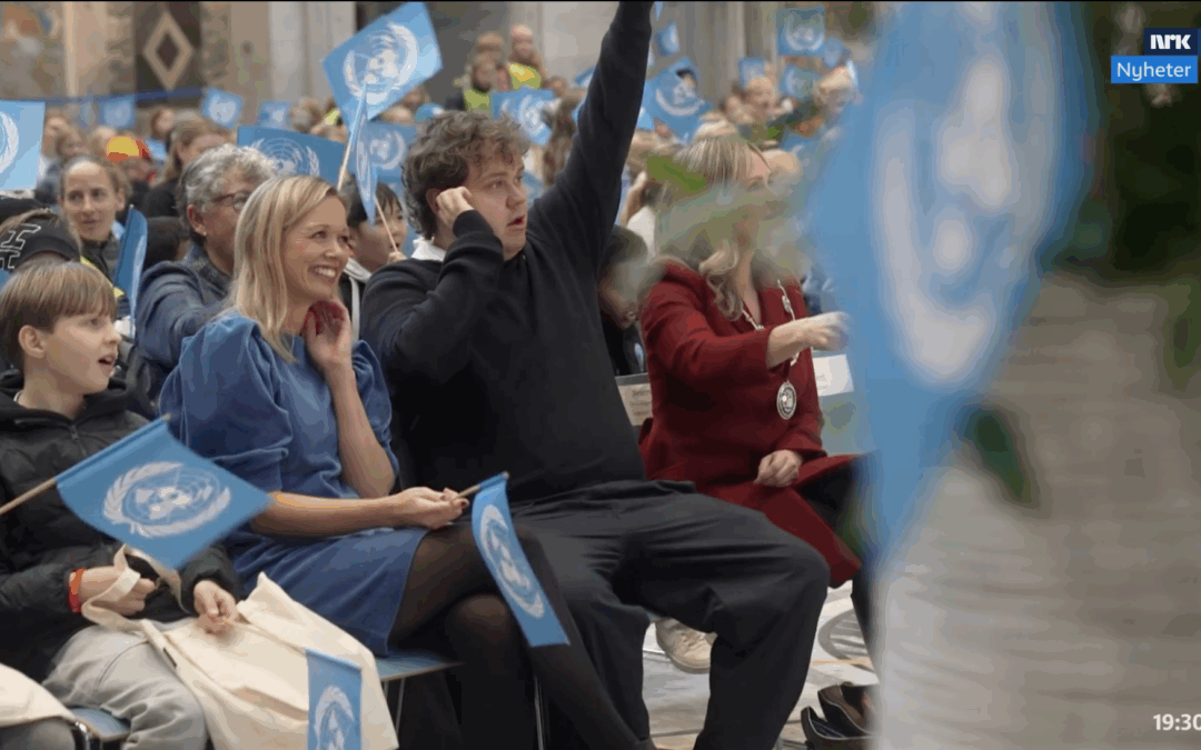 Smiløkkas engasjerte stemme Jon Raaum Christensen var æresgjest på FN-dagen  