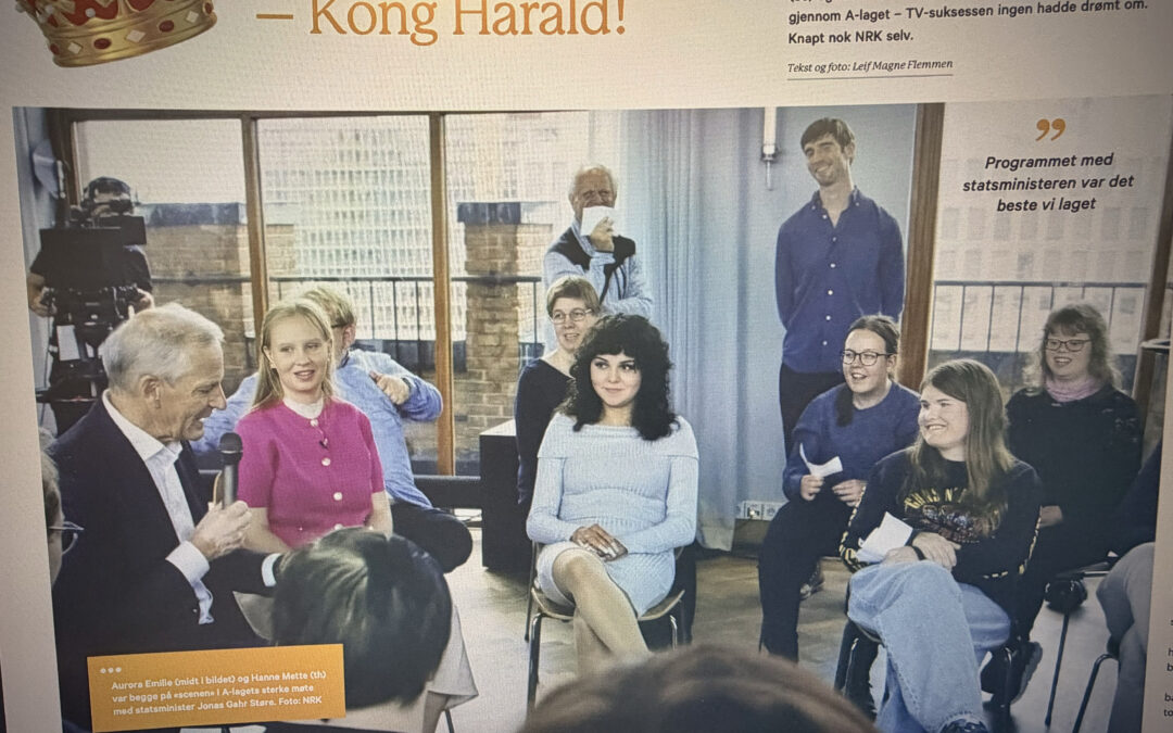 Aurora og Hanne Mette ble intervjuet av Stokkemagasinet